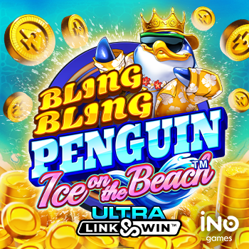 Bling Bling Penguin: Ice On The Beach
